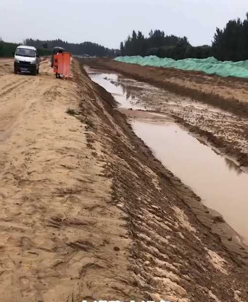 荷泽牡丹区河道降水